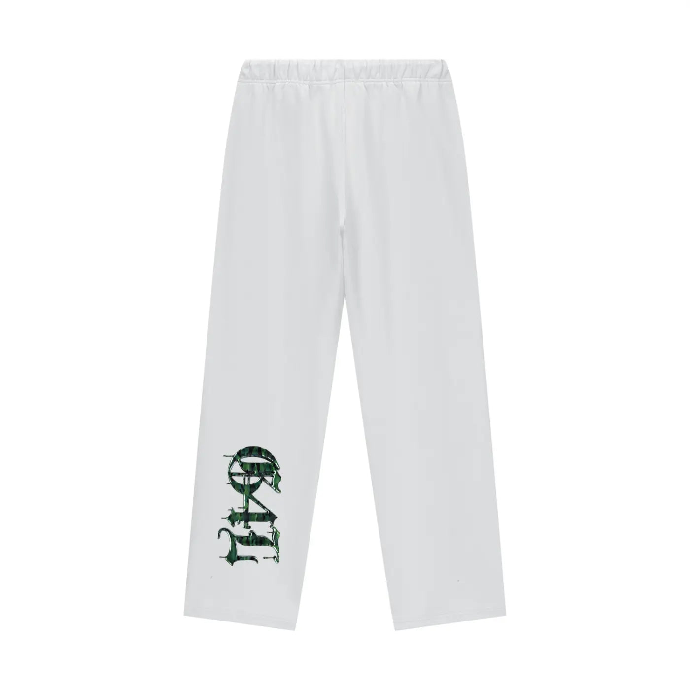 Lucent White Heavyweight Fleece Straight Leg Pants ODMPOD