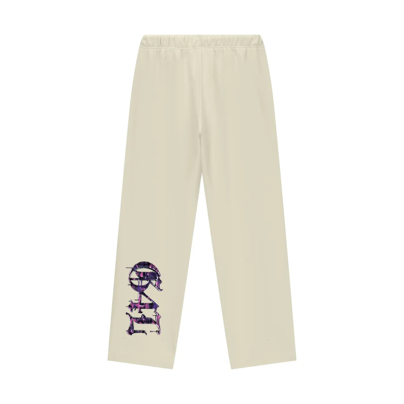 Bone White Heavyweight Fleece Straight Leg Pants ODMPOD