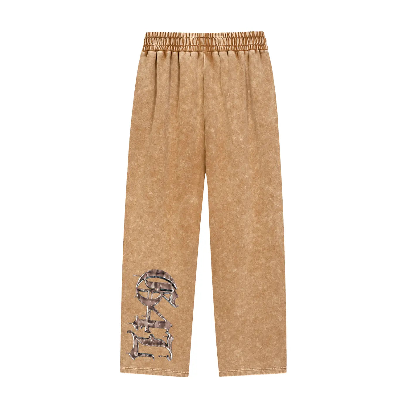 Brown Snow Wash Heavyweight Sweatpants ODMPOD