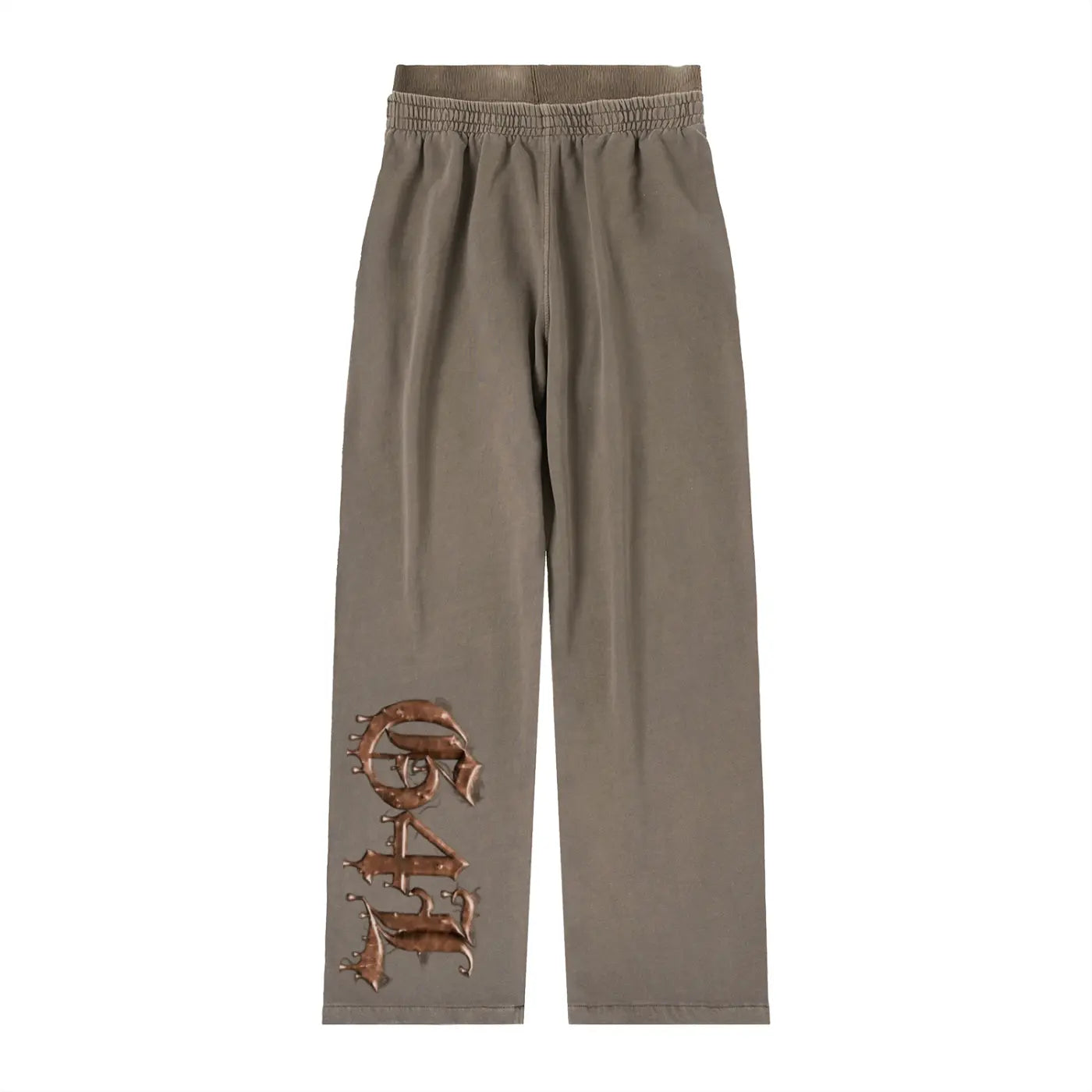 Coffee Brown Vintage Washed Waist Pants ODMPOD