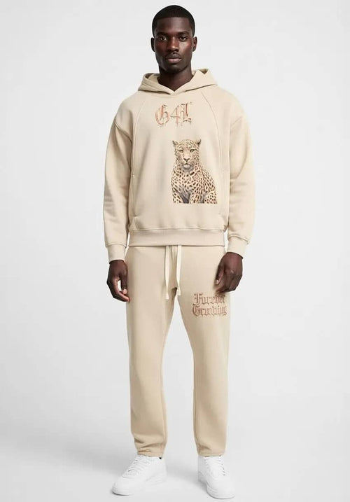 Apricot Essential Fleece Hoodie & Sweatpants Forever Grinding