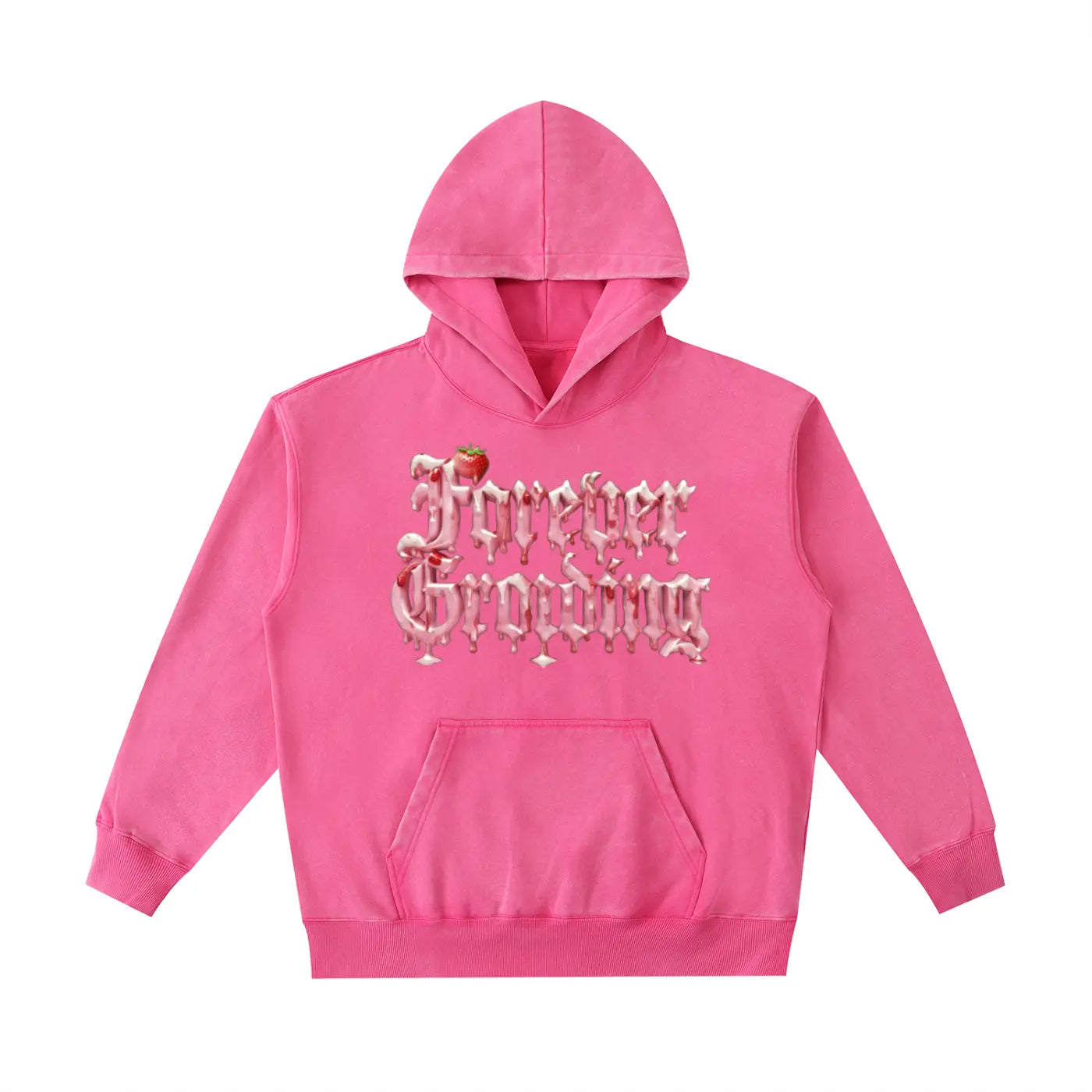 Rose Pink Vintage Washed Heavyweight Hoodie ODMPOD
