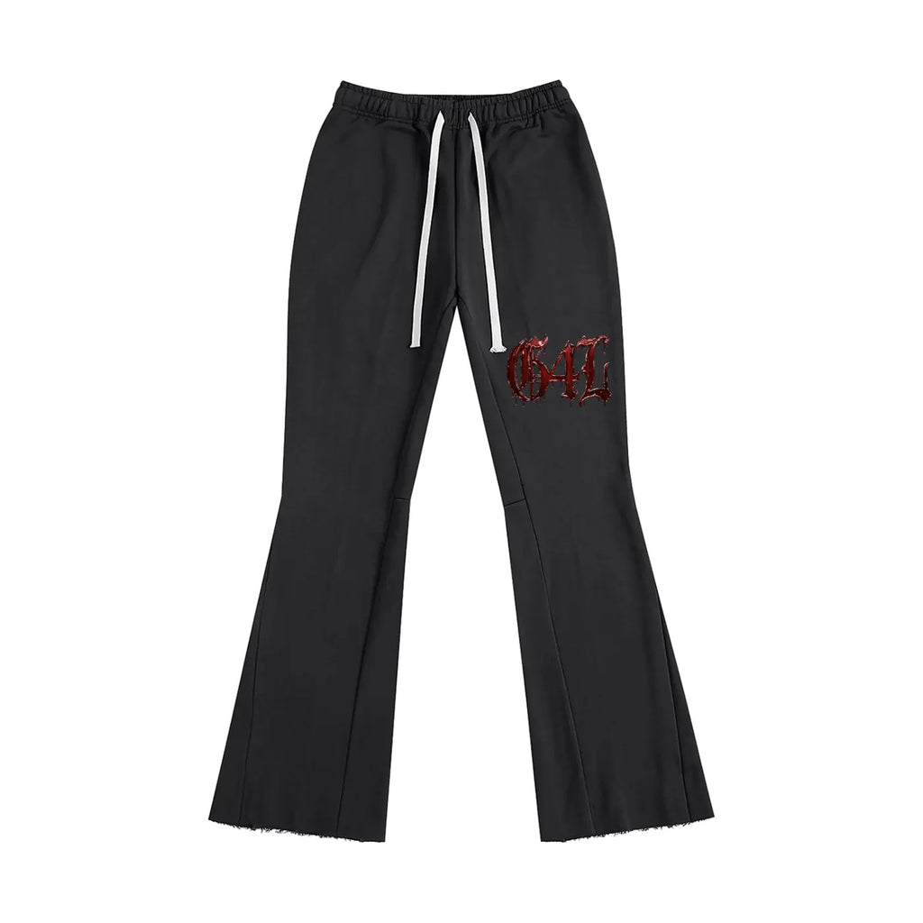 Black Flared Sweatpants ODMPOD