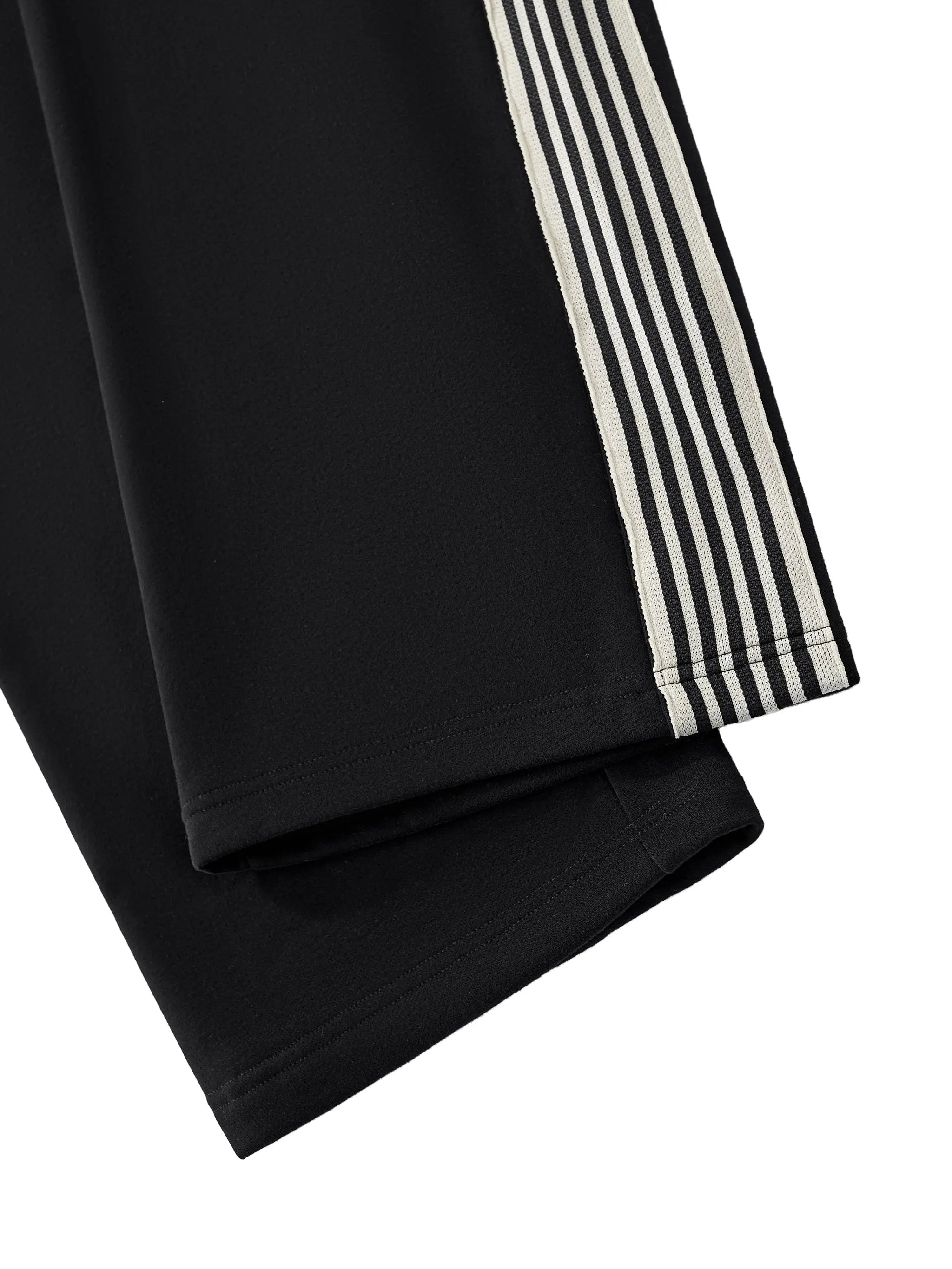 Black Side Stripe Straight-Leg Pants ODMPOD